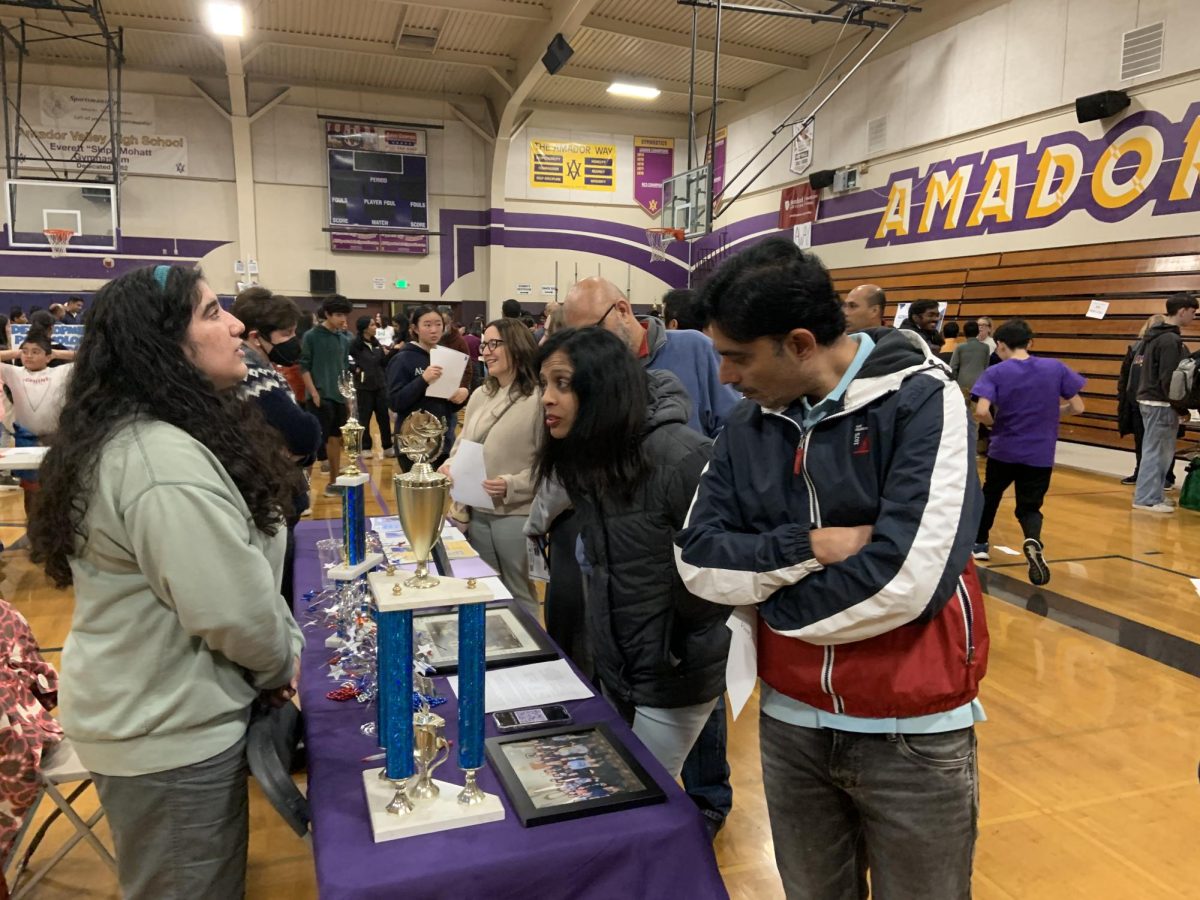 Amador's Competition Civics team headed by teacher Stacey Sklar presents their many awards.