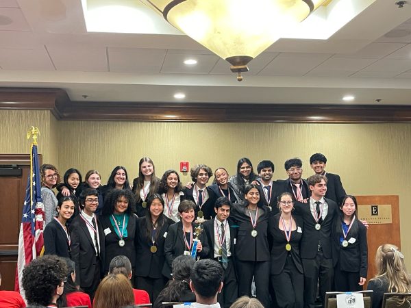 Amador Valleys Competition Civics team placed first at States and will advance to Nationals in DC.