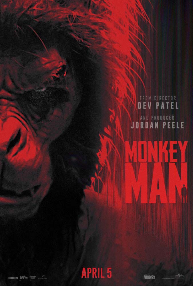 Monkey Man pumps the theater full of excitement with its long action sequences. 