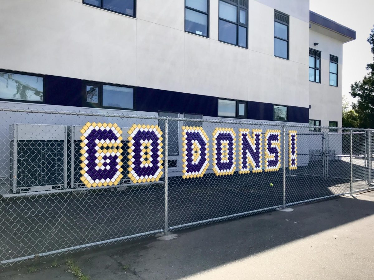 This past spring break, Amadors campus beautification project officially started and the majority of fence cup signs are now complete.