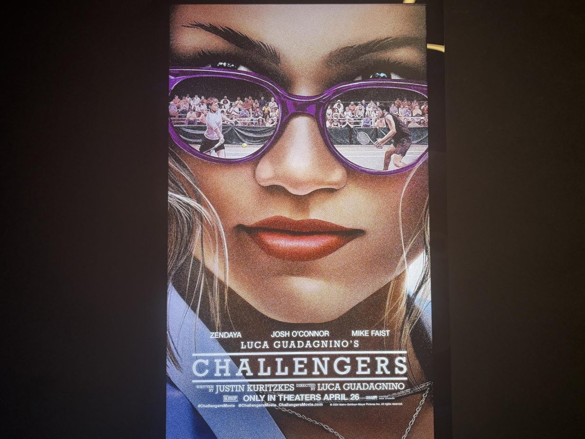 Regal+Cinemas+proudly+displays+the+Challengers+movie+poster%2C+capitalizing+on+Zendayas+starpower+to+generate+buzz+for+the+movie.
