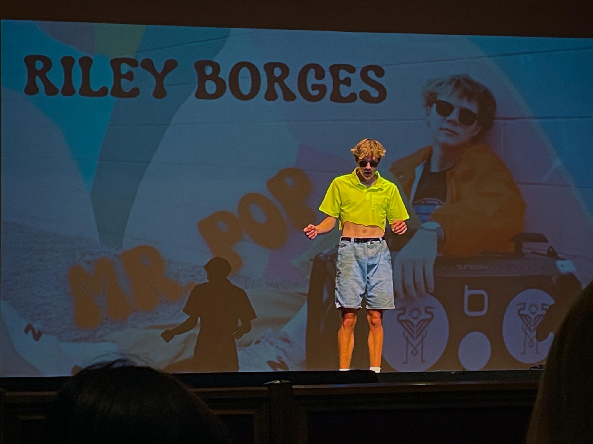Dance, dazzle, donate: Mr. Amador performs for local community through photos