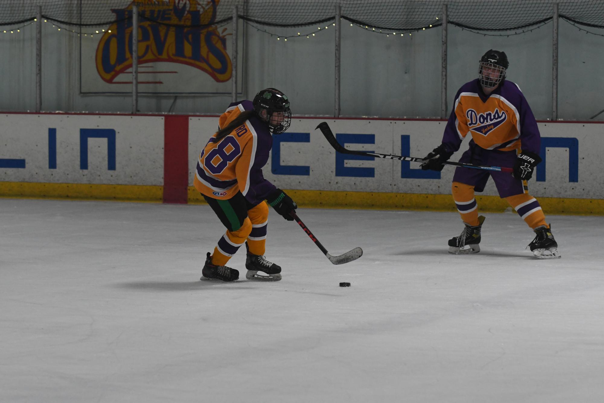 Amador Valley Club Ice Hockey Defeats San Ramon Valley on Senior Night