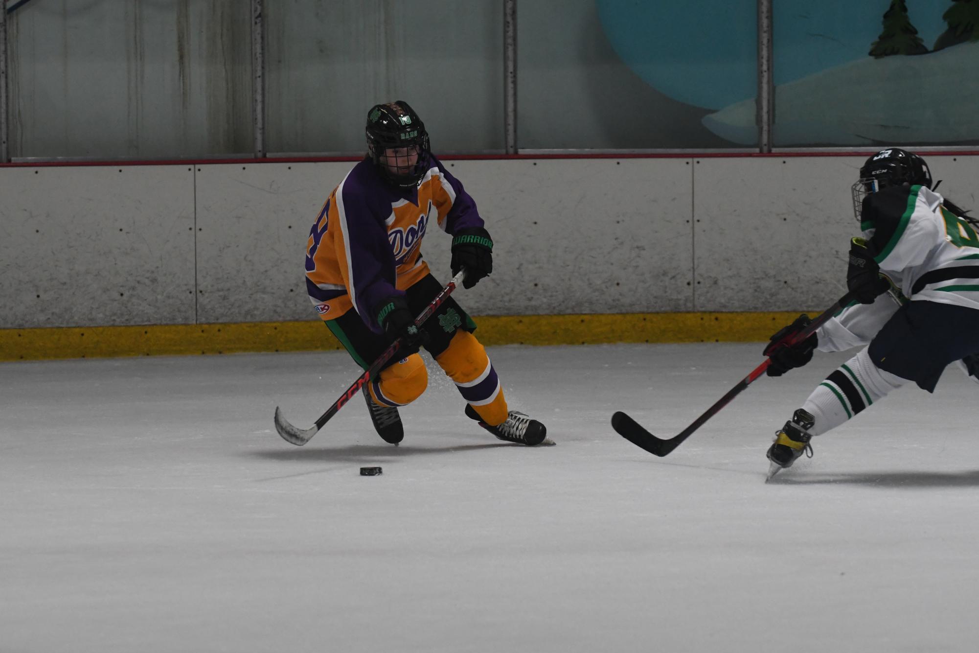 Amador Valley Club Ice Hockey Defeats San Ramon Valley on Senior Night