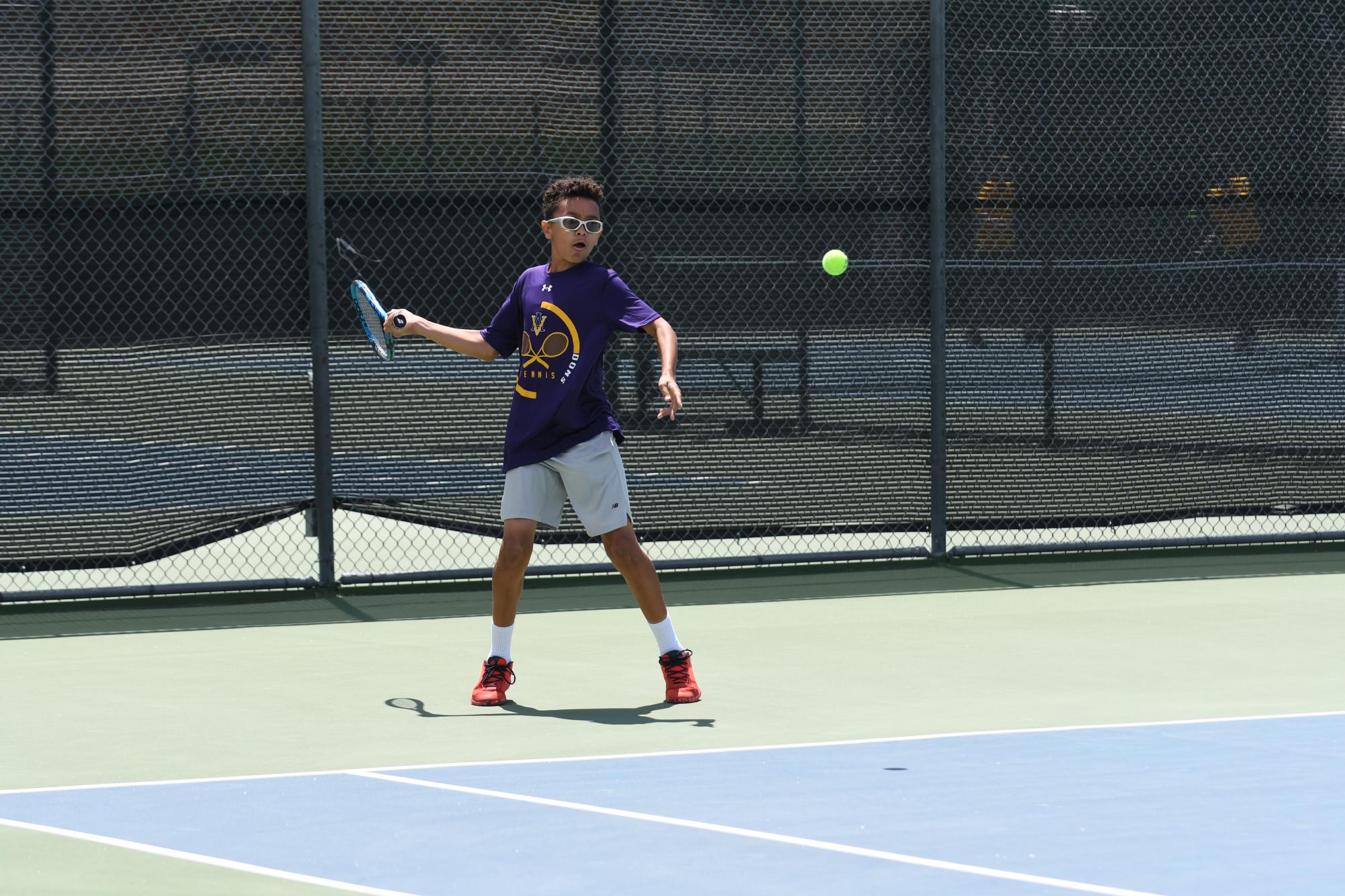 Freshman Dashel Parkinson-Lubold and Sophomore Fan Jia dominate annual Men's EBAL Doubles Tennis Championship Winning First Place 🥇