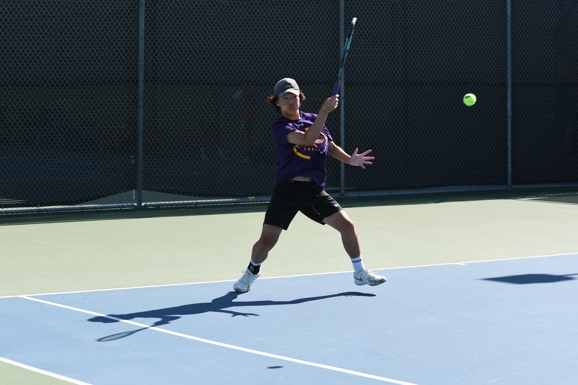 Freshman Dashel Parkinson-Lubold and Sophomore Fan Jia dominate annual Men's EBAL Doubles Tennis Championship Winning First Place 🥇