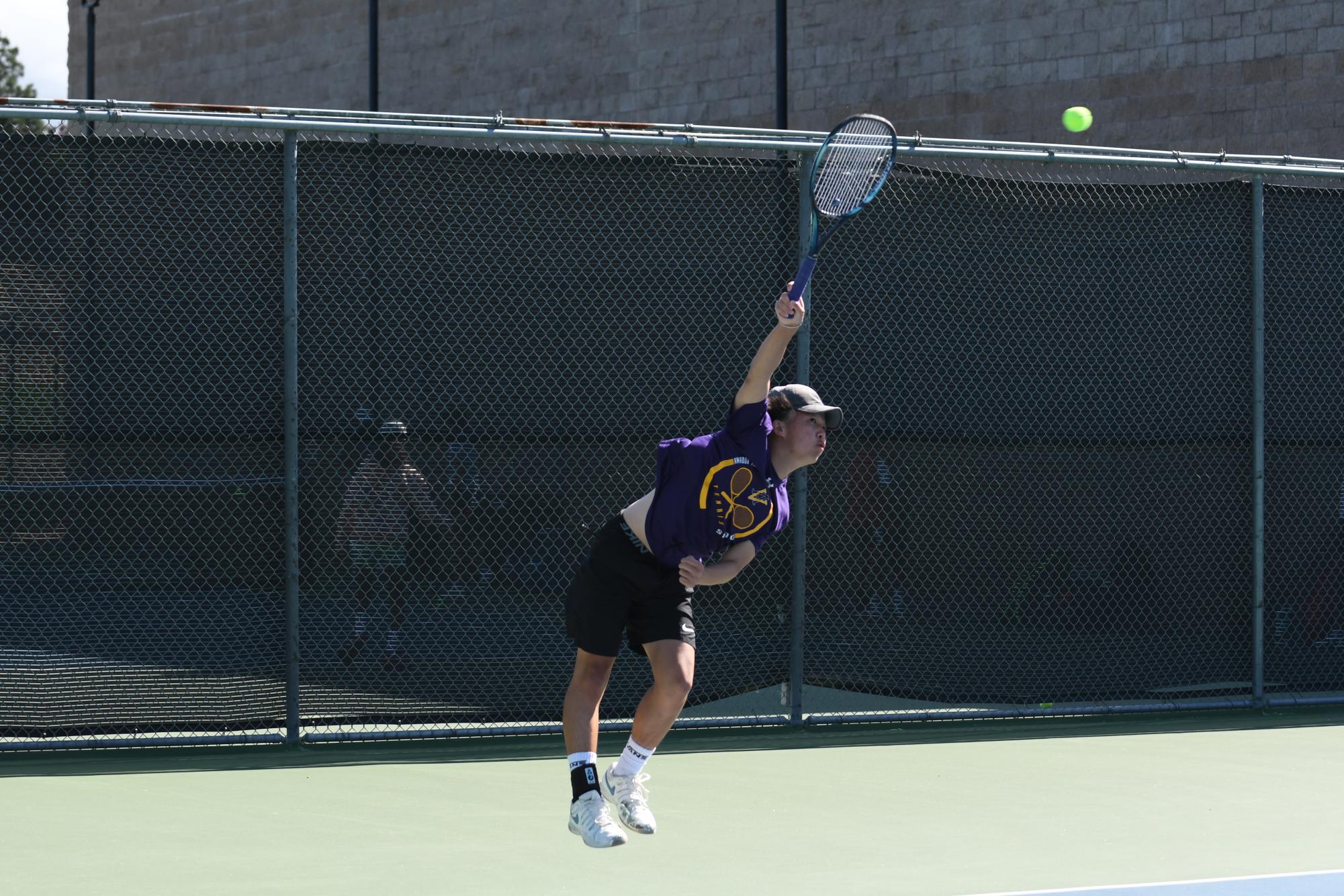 Freshman Dashel Parkinson-Lubold and Sophomore Fan Jia dominate annual Men's EBAL Doubles Tennis Championship Winning First Place 🥇