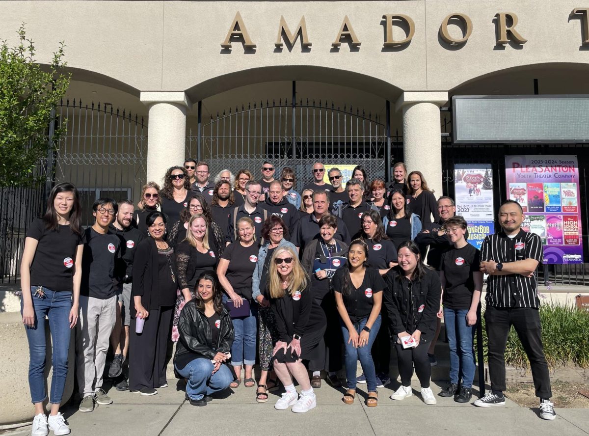 AV Teachers and Staff wore back and posed with Counselors before school in a showing of solidarity opposing cuts to the counseling department. 