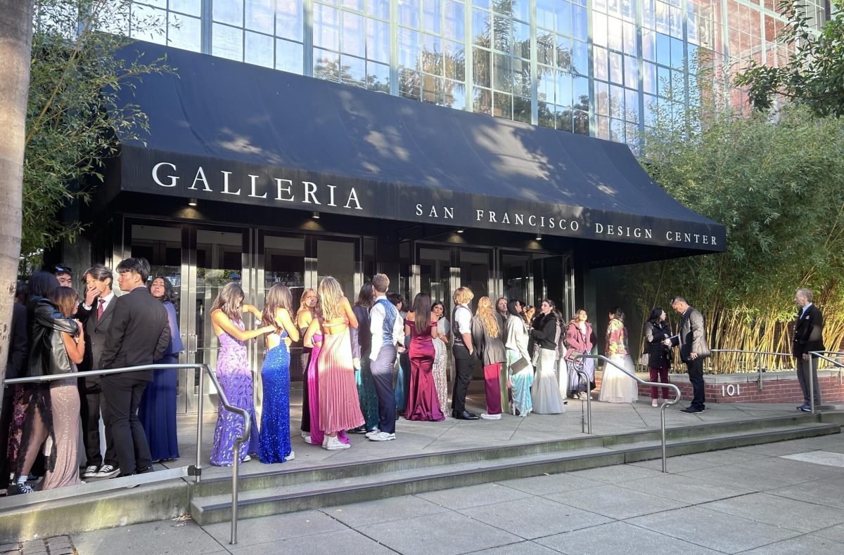 This year's Senior Ball took place at the San Francisco Design Center Galleria.
