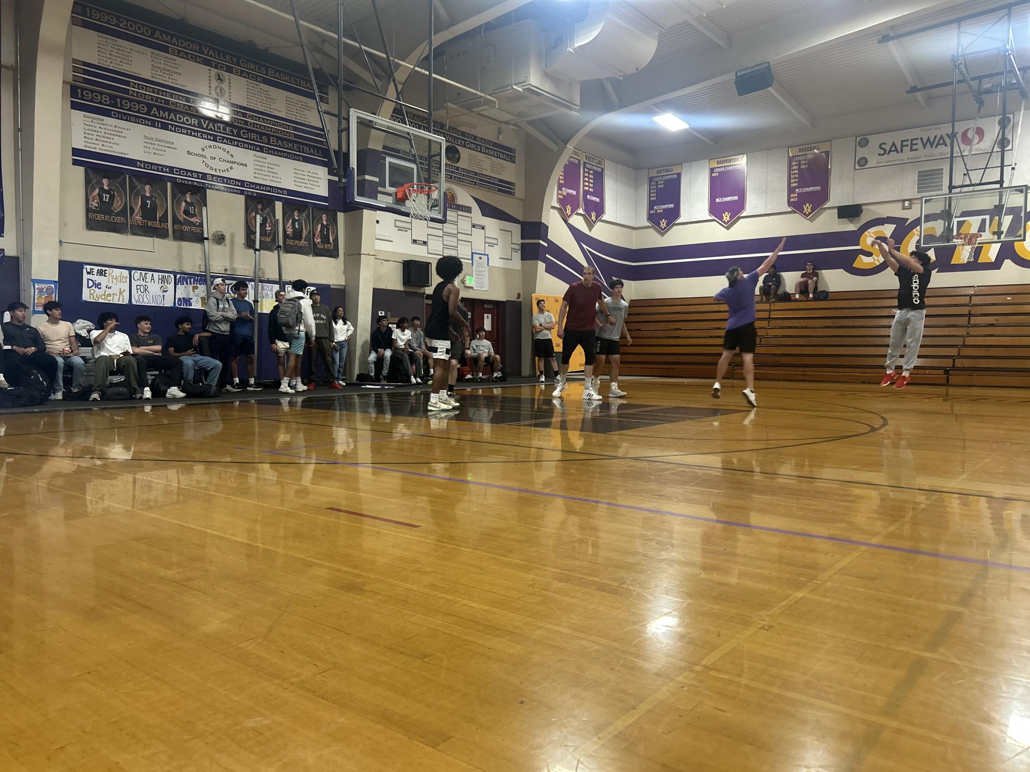 Photo Story: Amador Valley's Student-Staff Basketball Game