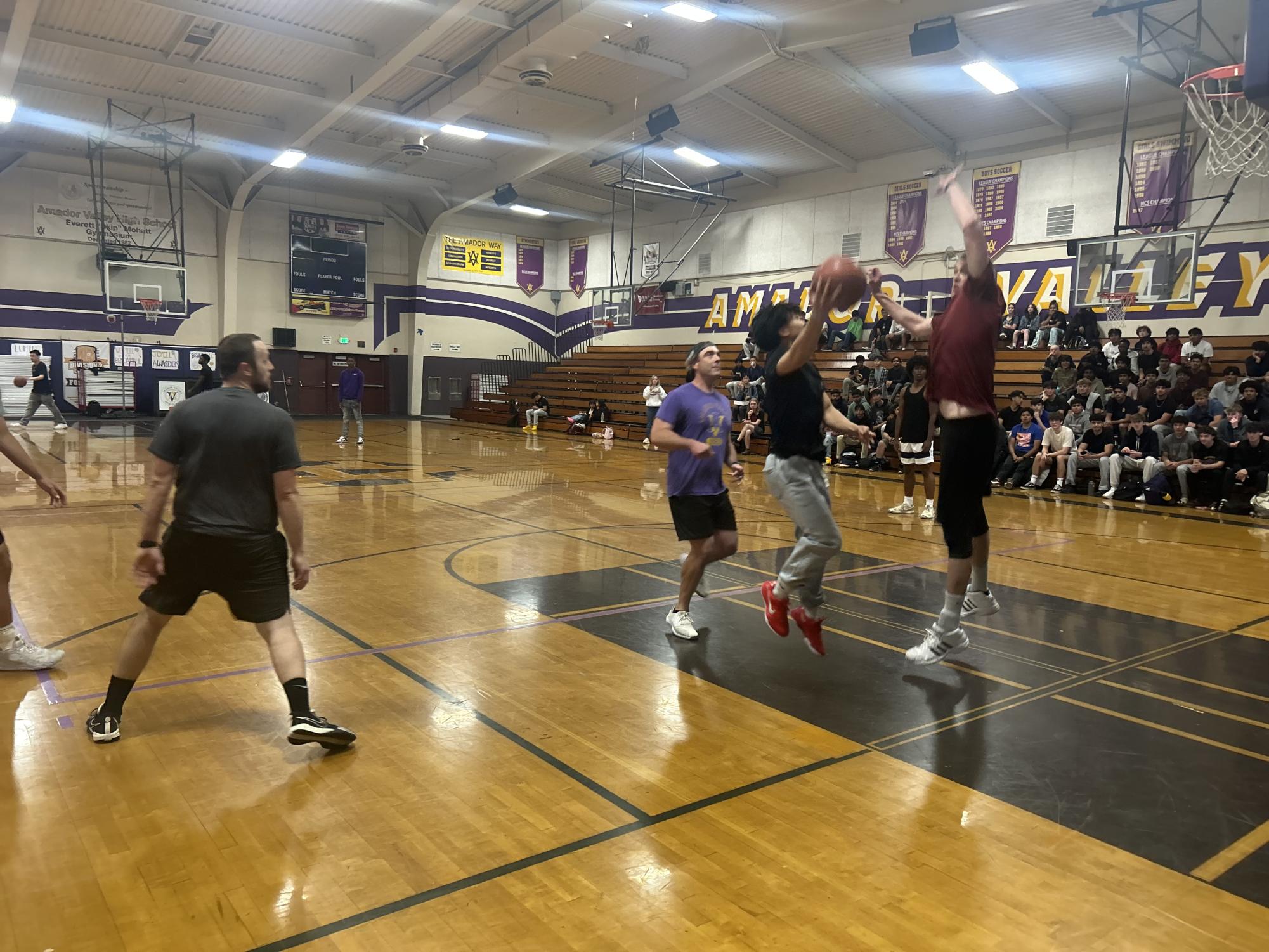 Photo Story: Amador Valley's Student-Staff Basketball Game