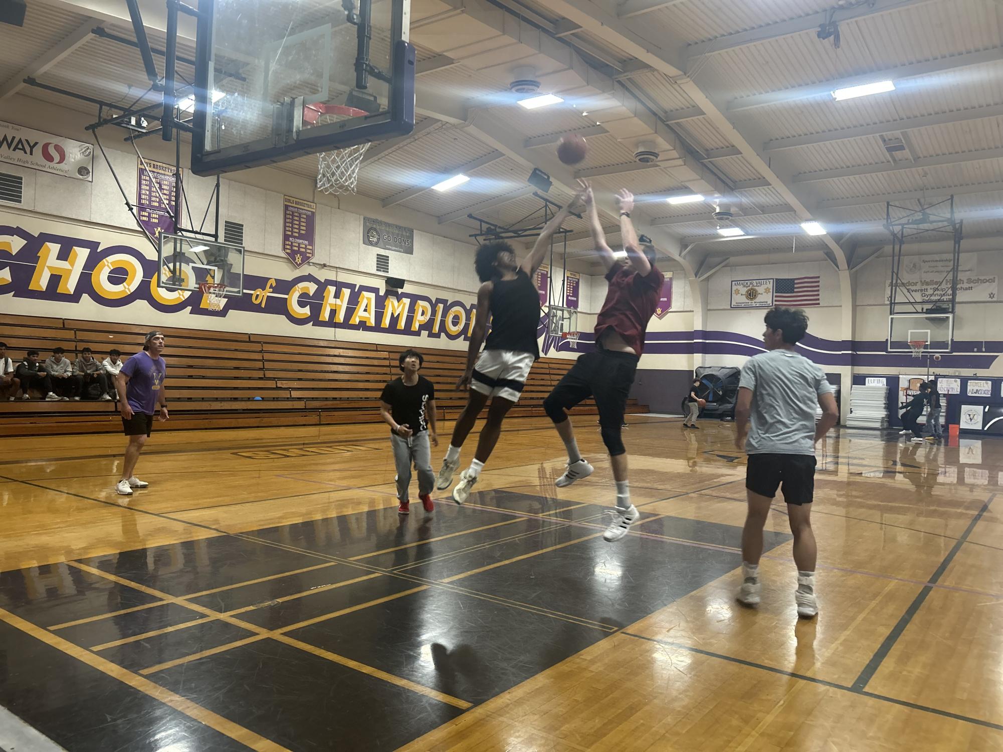 Photo Story: Amador Valley's Student-Staff Basketball Game