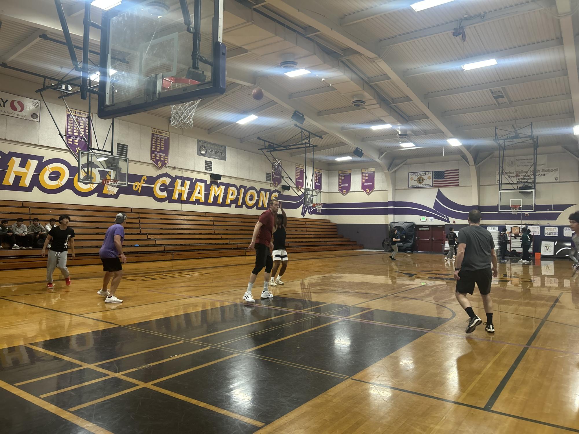 Photo Story: Amador Valley's Student-Staff Basketball Game
