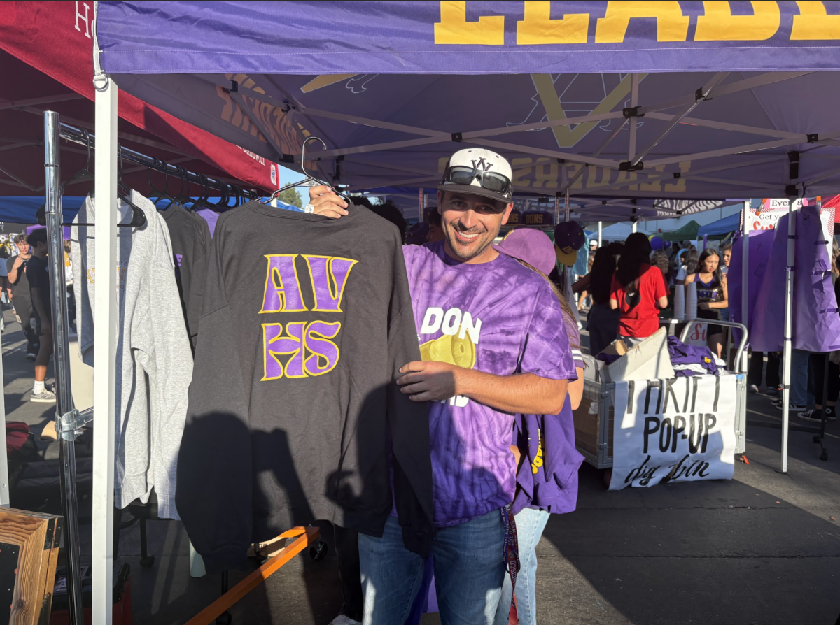 The AV Leadership Pigksin booth sold Amador-branded merchandise.