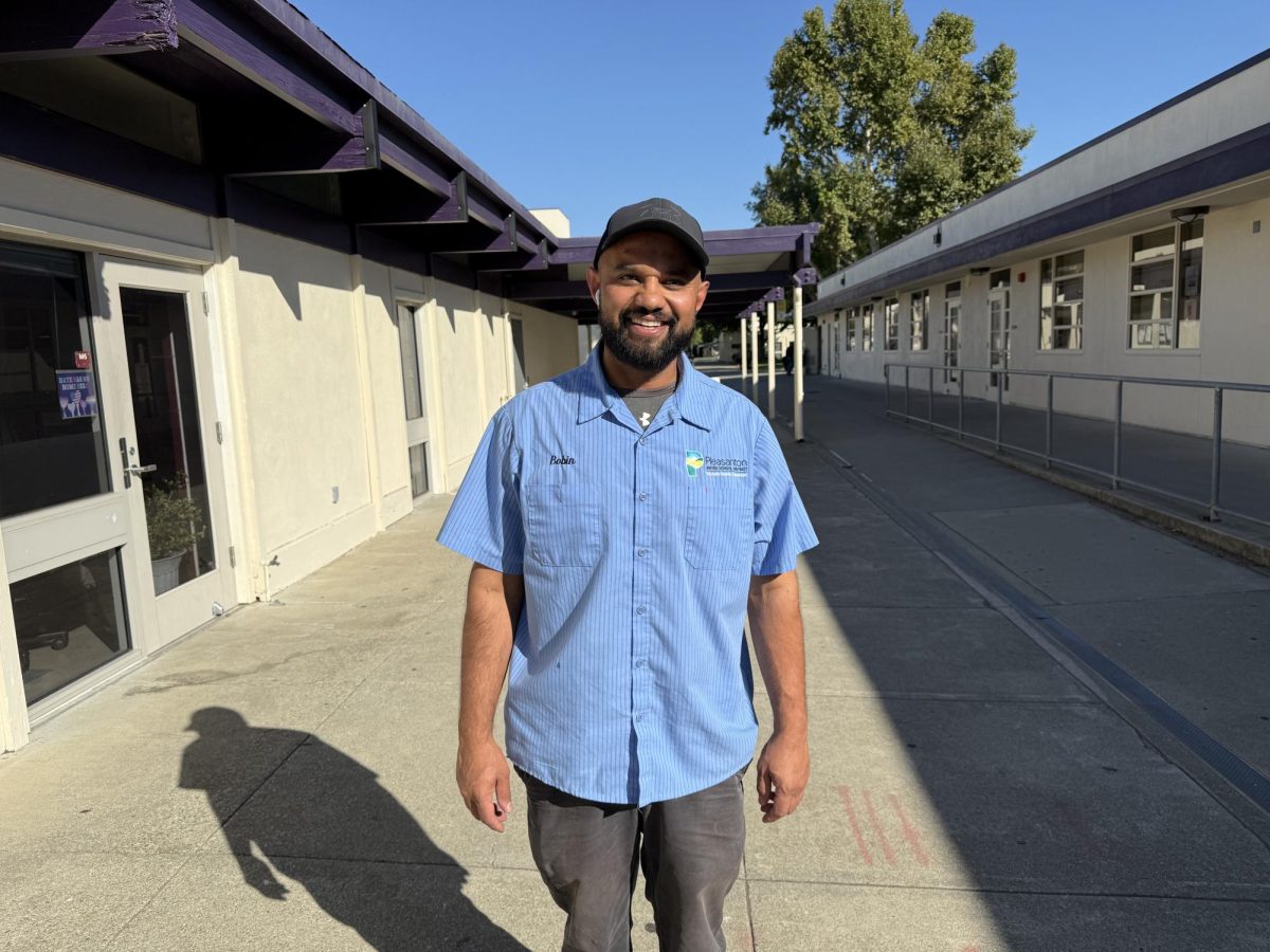Bobin Lal, one of the hard working custodians that keep Amador clean. 
