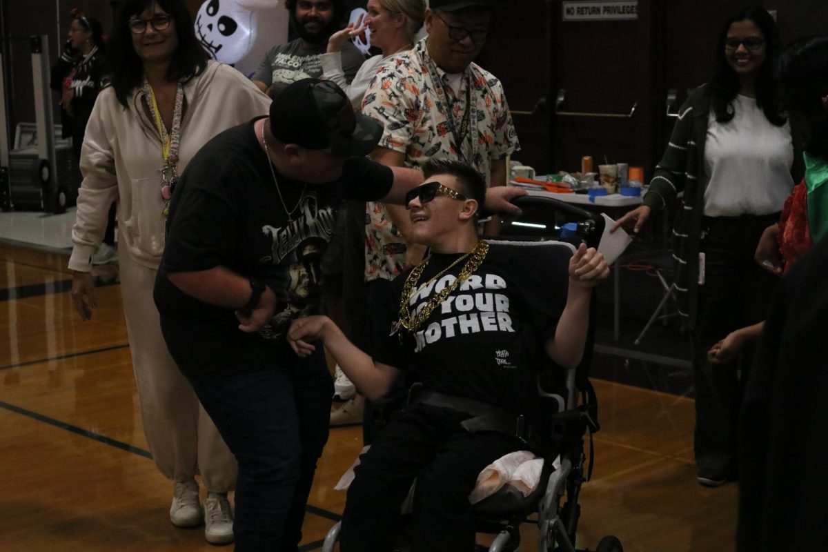 Many Special Education students dress up on theme for the Harvest Dance as a fun way to participate in campus events.