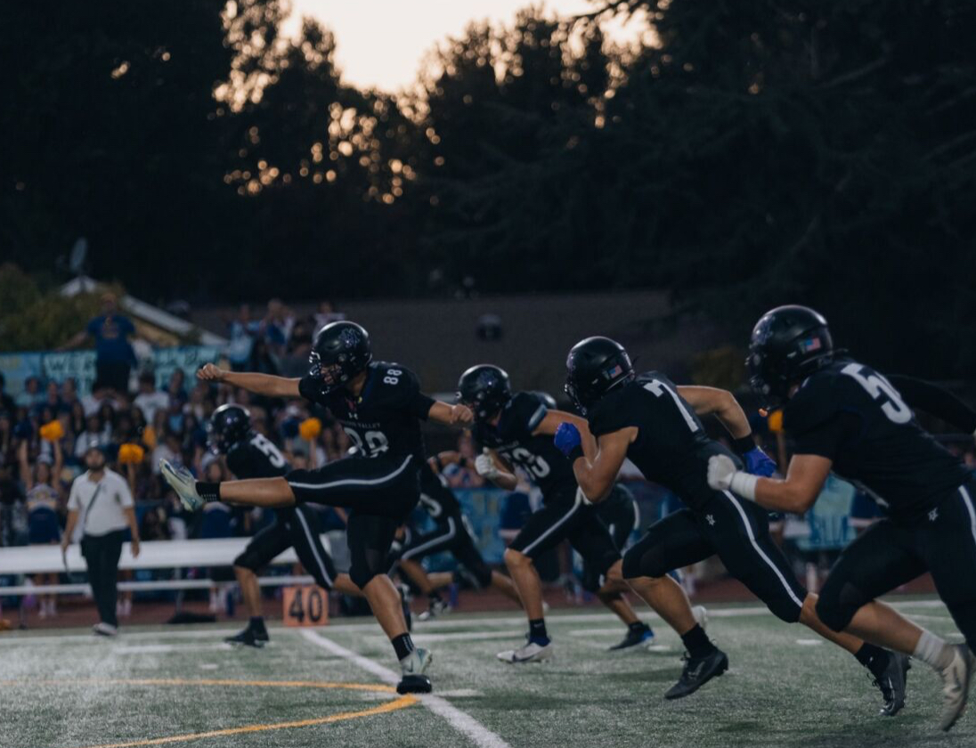 Elliot de la Torre kicks off every game but the homecoming game was his first attempt at a field goal.
