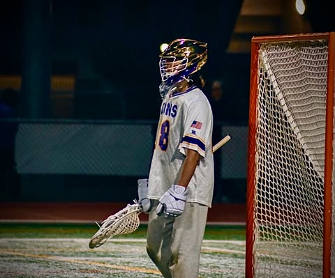 Alexander Michail ('26) looks out for the ball, prepared to stop another team from scoring.