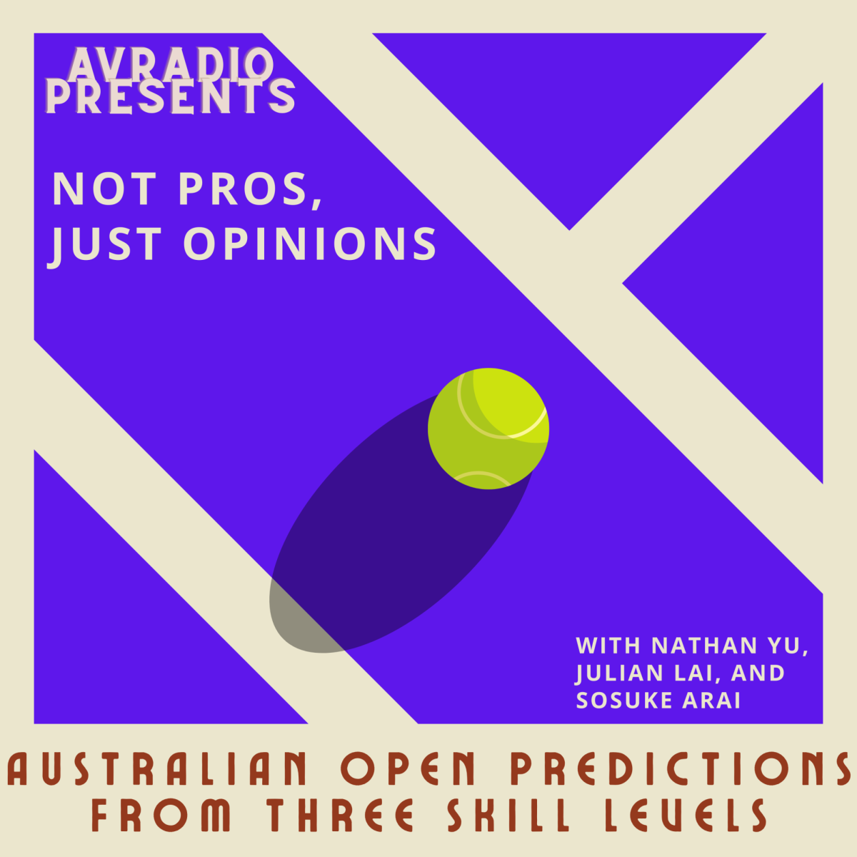 AVRadio Presents a beginner, Junior Varsity, and Varsity Player and their takes on the Australian Open.
