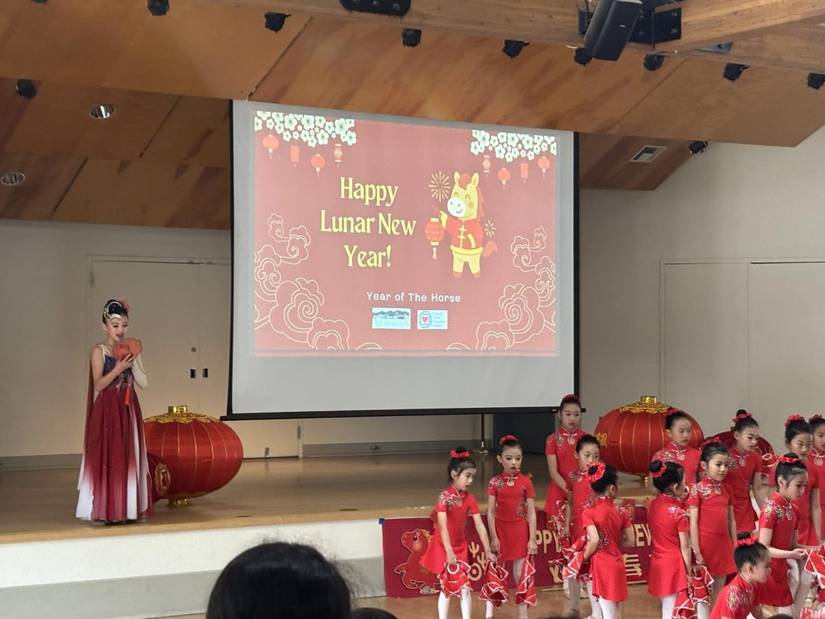 Xiaopei Chinese Dance presents a unique cultural dance on the stage of the Senior Center.