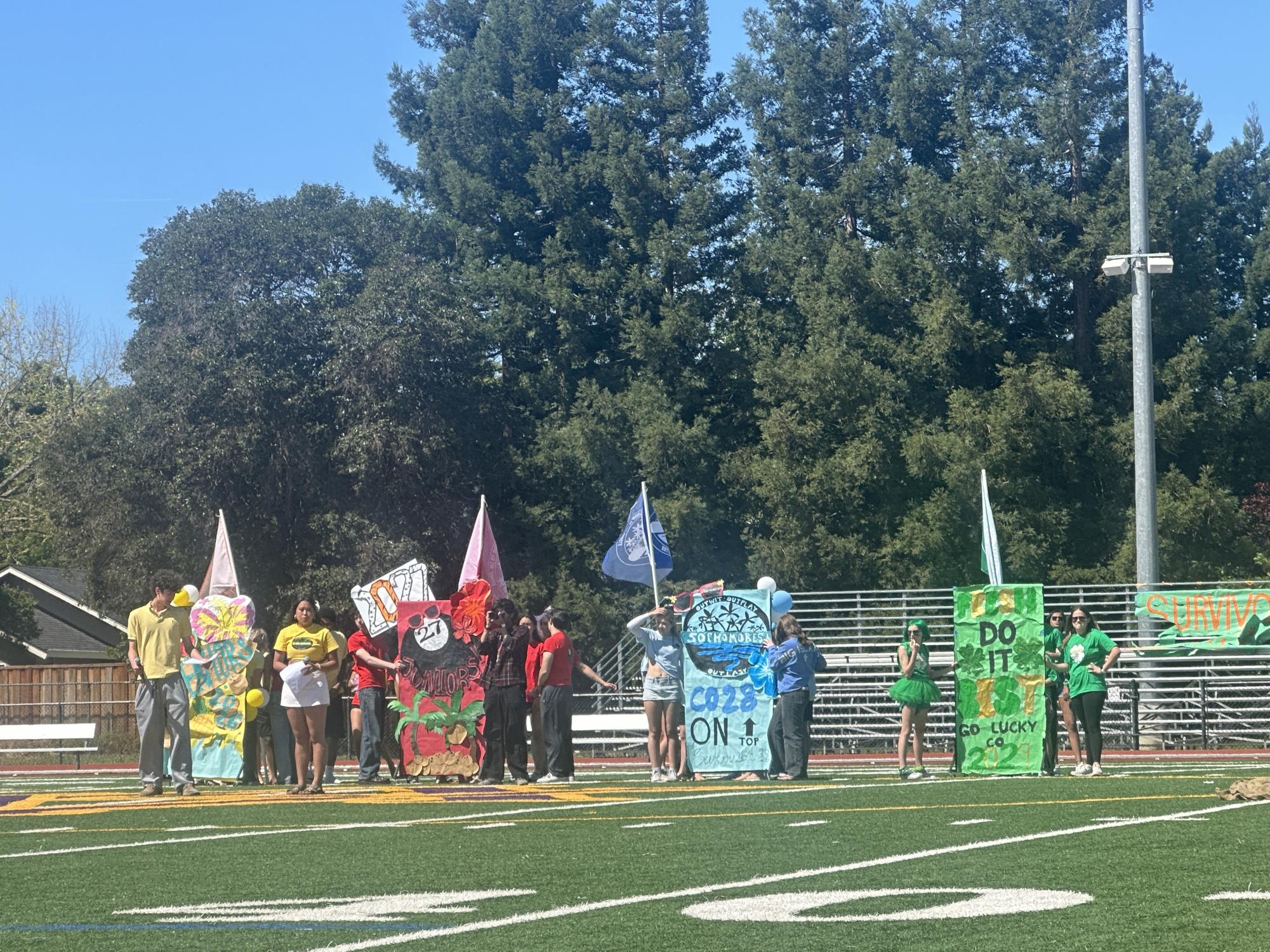 The annual Survivor Rally is the final rally for the whole school. As class representatives compete for points, the classes cheer on their peers and fight for dominance.
