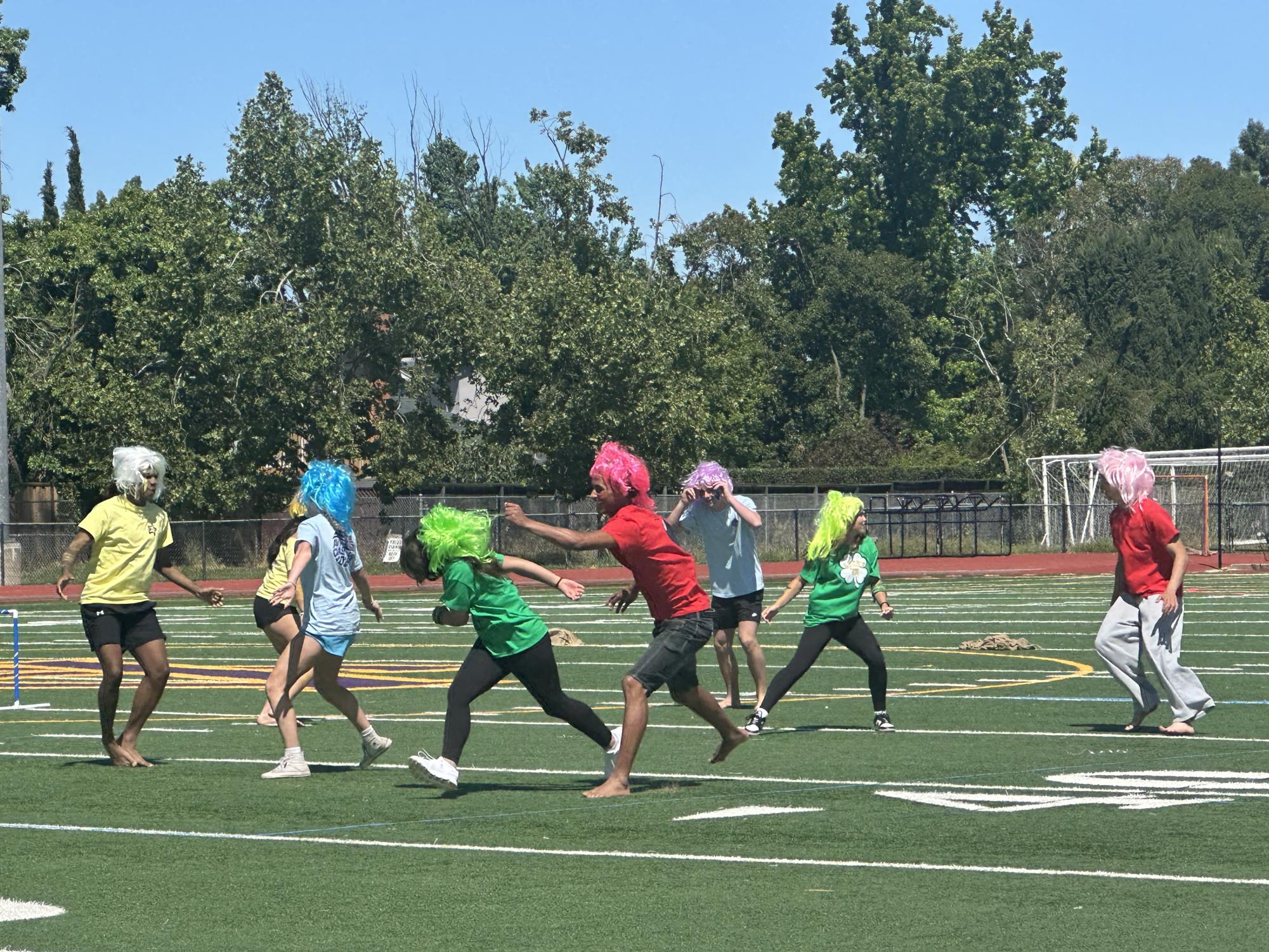 The annual Survivor Rally is the final rally for the whole school. As class representatives compete for points, the classes cheer on their peers and fight for dominance.