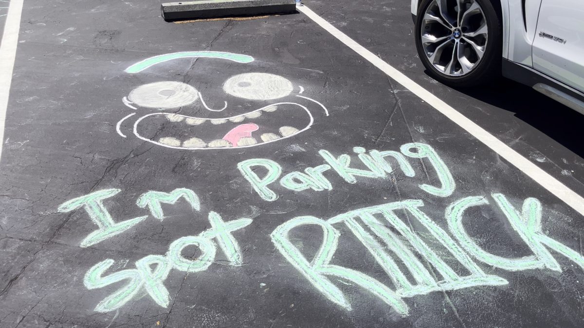 Like the class of 26 the 27s will get the chance to chalk their parking spots.